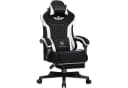 GTPLAYER Gaming-Stuhl Ergonomisch mit Stoffbezug und Fußstütze Bild 2