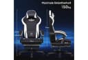 GTPLAYER Gaming-Stuhl Ergonomisch mit Stoffbezug und Fußstütze Bild 4