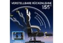 GTPLAYER Gaming-Stuhl Ergonomisch mit Stoffbezug und Fußstütze Bild 5
