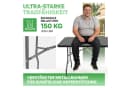 Eiryss Klapptisch Schwarz HDPE Metall 180x74 cm Bild 4