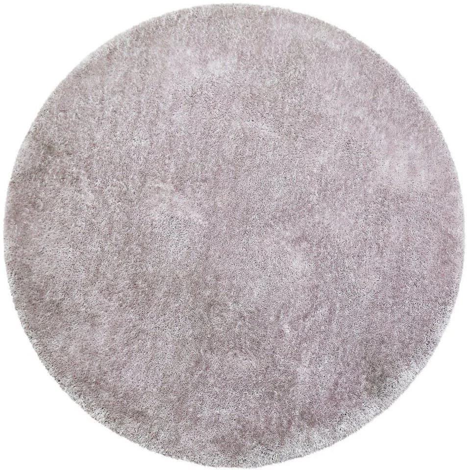 Bruno Banani Hochflor-Teppich Dana Silber Rund 30mm - Bild 1