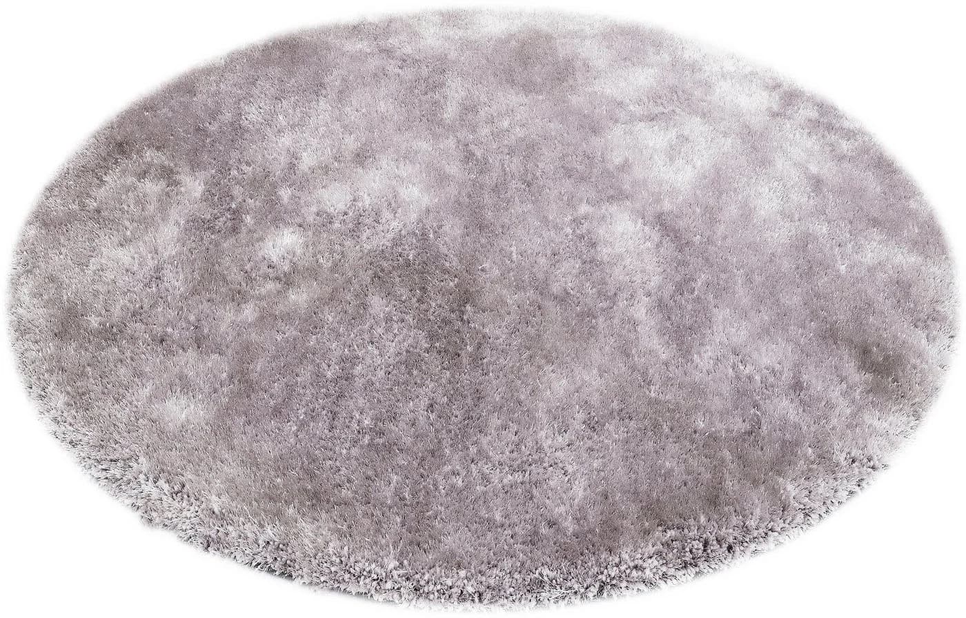 Bruno Banani Hochflor-Teppich Dana Silber Rund 30mm - Bild 3