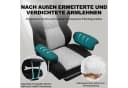 GTPLAYER Gaming-Stuhl Ergonomisch mit Fußstütze Schwarz-Grau Bild 5