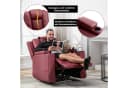 COMHOMA Elektrischer Relaxsessel mit Massagefunktion und LED Bild 3