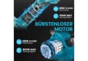 Bundviel Akku-Hochentaster 4-in-1 Bürstenlos Teleskop mit 2x 4000mAh Akku Blau Bild 3