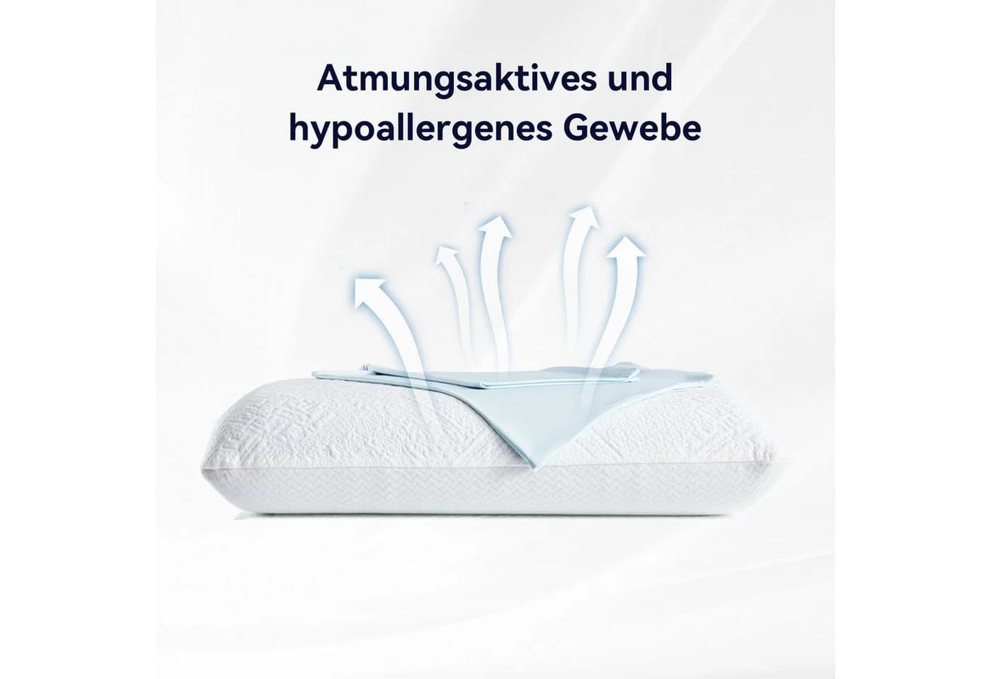 Elemuse Nackenstützkissen Orthopädisch Gel Memory Schaum - Bild 4