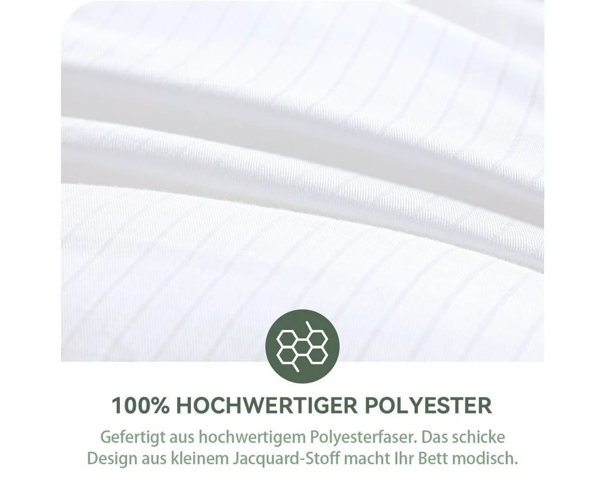 Elemuse Microfaserbettdecke 4-Jahreszeiten Atmungsaktiv - Bild 4