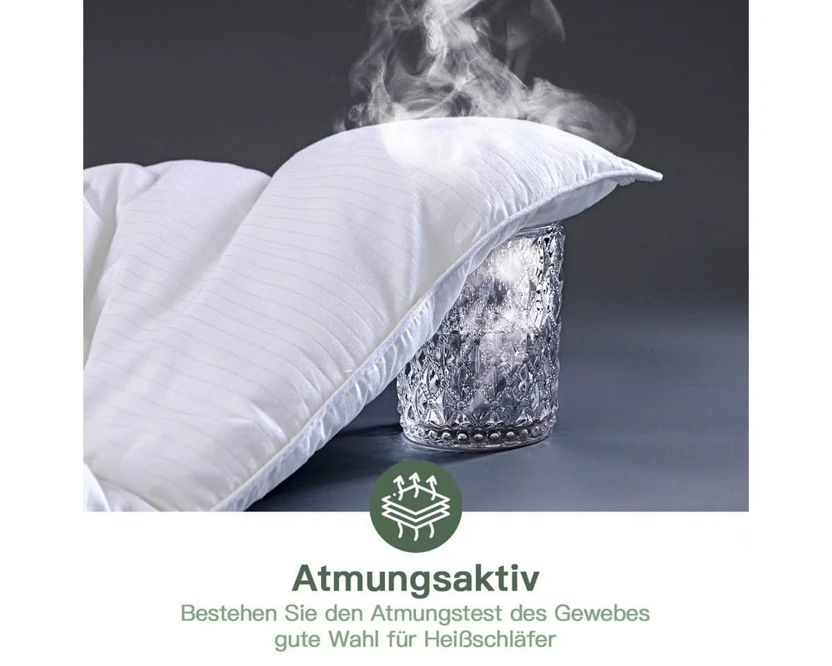 Elemuse Microfaserbettdecke 4-Jahreszeiten Atmungsaktiv - Bild 5