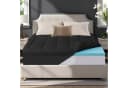 Elemuse Topper Gel Schaum H3/H4 7cm Memory Schaum Bambusfaser Bezug Bild 1