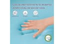 Elemuse Topper Gel Schaum H3/H4 7cm Memory Schaum Bambusfaser Bezug Bild 4