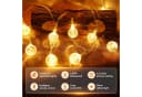 kowdom LED Lichterkette 15m Kugel 8 Modi dimmbar warmweiß Timer IP44 Bild 3