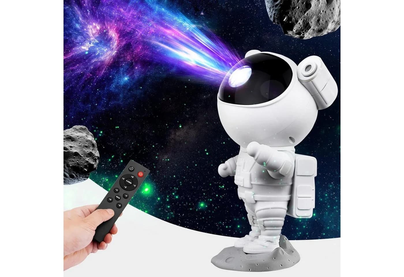 kowdom Nachtlicht Sternenhimmel Projektor Astronaut mit Fernbedienung und Timer - Bild 2