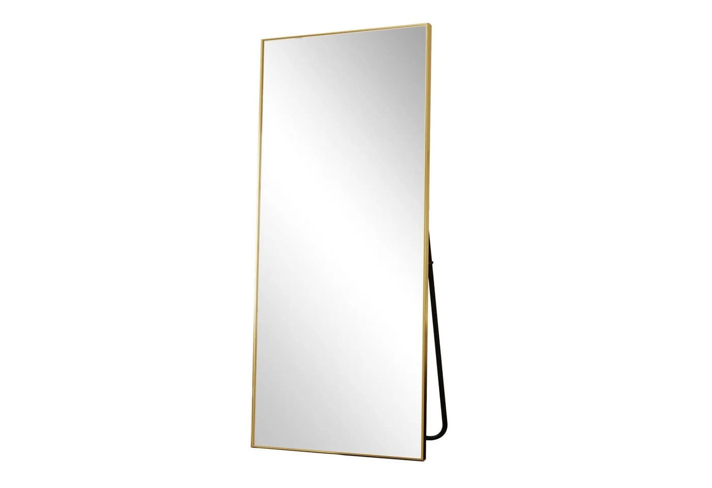Koonmi Ganzkörperspiegel Gold Metallrahmen Design Bodenspiegel - Bild 2