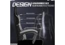 Adormii Gaming-Stuhl Ergonomisch mit Verstellbaren Lendenkissen und Kopfstütze Bild 4