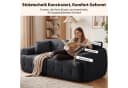 COMHOMA Ecksofa Grau Modulares Sofa mit Kissen Bild 3