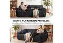 COMHOMA Ecksofa Grau Modulares Sofa mit Kissen Bild 4