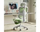 Musso Bürostuhl Ergonomisch Grün 3D-Armlehnen Lendenstütze Bild 3