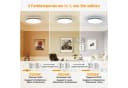 OYLCDI LED Deckenleuchte Dimmbar IP54 Ultradünn Bild 1