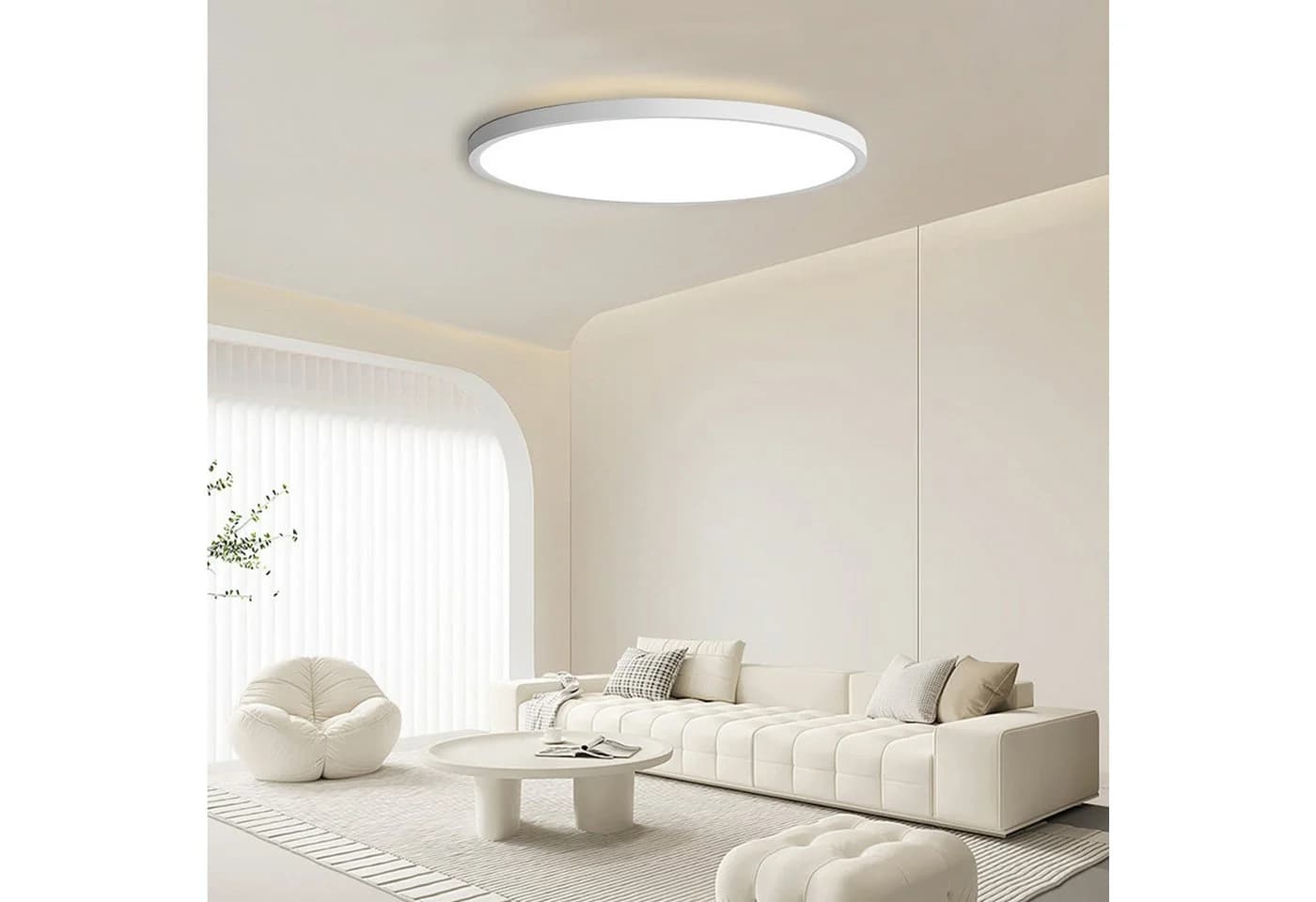 OYLCDI LED Deckenleuchte Dimmbar IP54 Ultradünn - Bild 3