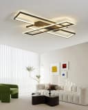 OYLCDI LED Deckenleuchte 72W Dimmbar Schwarz mit Fernbedienung Bild 1