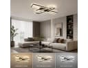 OYLCDI LED Deckenleuchte 72W Dimmbar Schwarz mit Fernbedienung Bild 2
