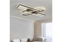 OYLCDI LED Deckenleuchte 72W Dimmbar Schwarz mit Fernbedienung Bild 3