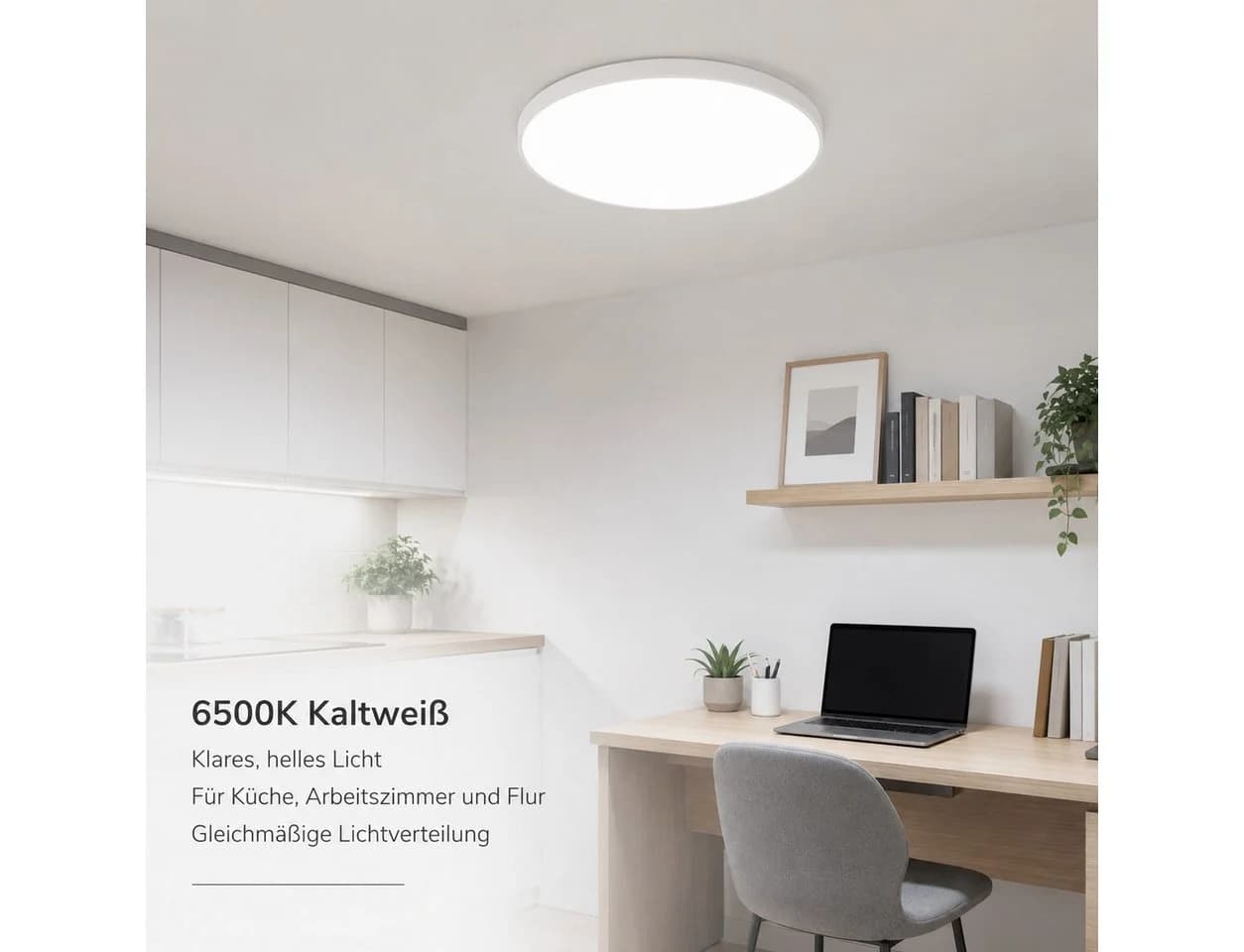 OYLCDI LED Deckenleuchte 30W Weiß Wasserdicht IP65 Badezimmer - Bild 3