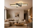 OYLCDI LED Deckenlampe Dimmbar Schwarz mit Fernbedienung Bild 2