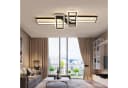 OYLCDI LED Deckenlampe Dimmbar Schwarz mit Fernbedienung Bild 5