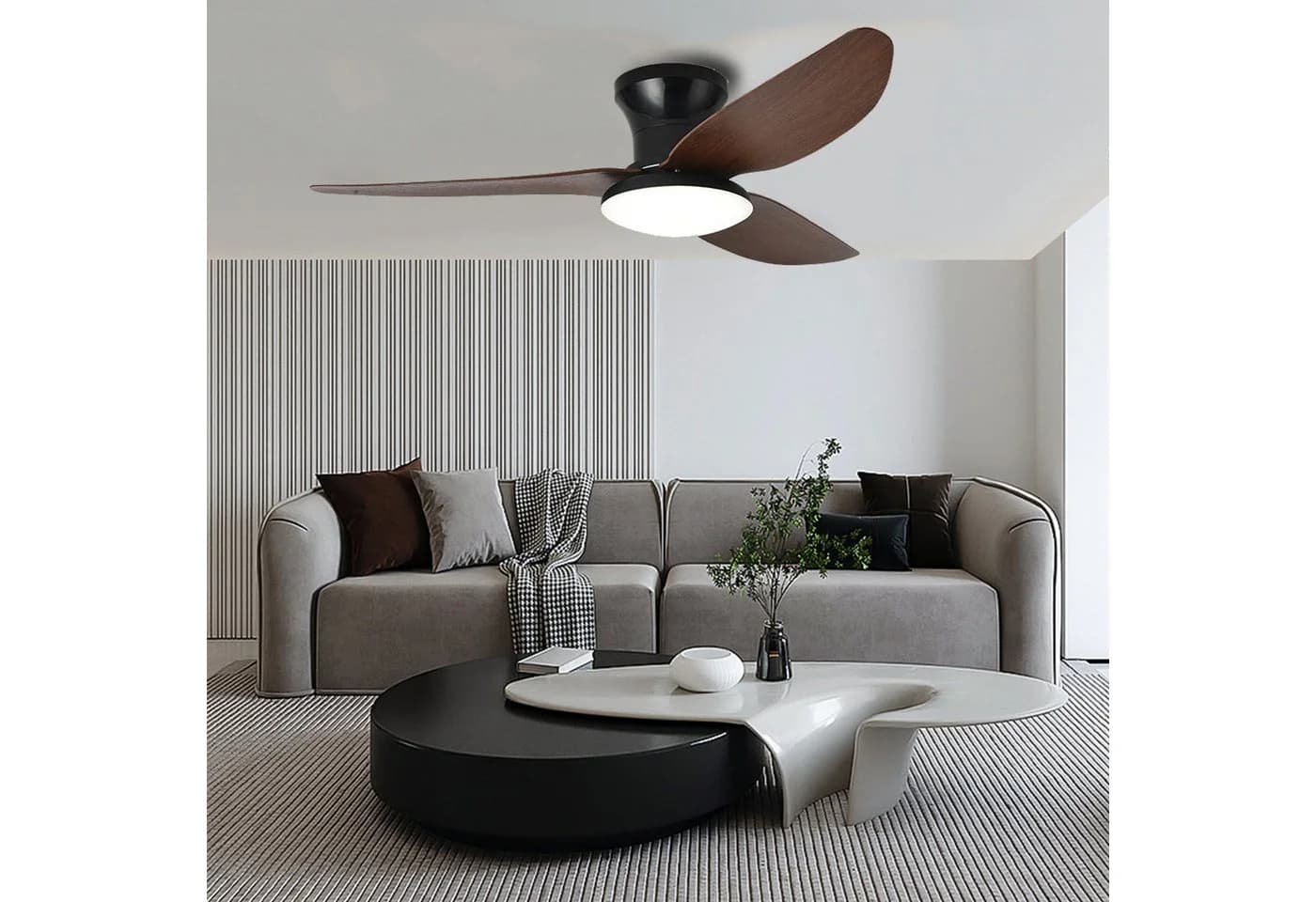 OYLCDI Deckenventilator LED Deckenleuchte Schwarz - Bild 5
