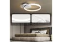 OYLCDI Deckenleuchte LED Ø60cm Dimmbar Schwarz/Weiß Bild 5