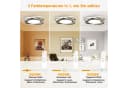 OYLCDI LED Deckenlampe Dimmbar Schwarz/Weiß Bild 3