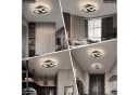 OYLCDI LED Deckenleuchte Dimmbar Schwarz 3 Farbtemperaturen Bild 5