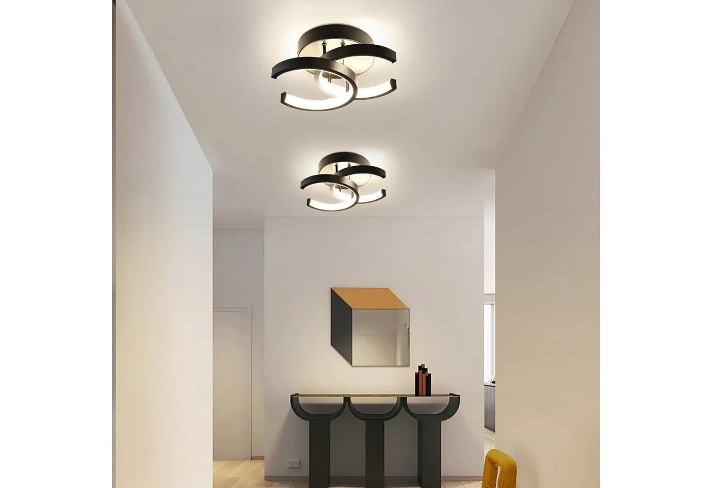 OYLCDI LED Deckenleuchte 22W 3 Farbtemperaturen Dimmbar Modern - Bild 3