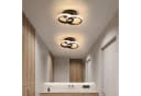 OYLCDI LED Deckenleuchte Dimmbar 3-Farbig Modern Schwarz/Weiß Bild 4