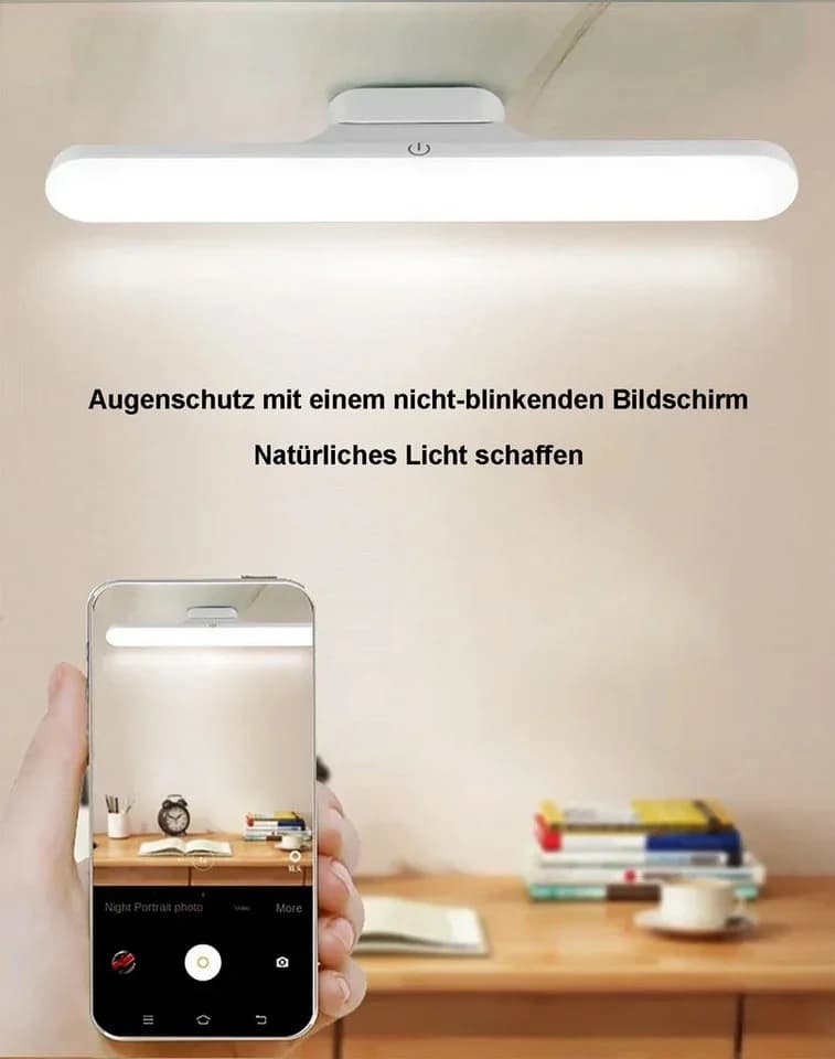 OYLCDI LED Schreibtischlampe Weiß Touch Dimmbar Magnetisch - Bild 3