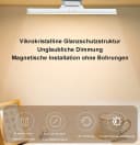 OYLCDI LED Schreibtischlampe Weiß Touch Dimmbar Magnetisch Bild 4