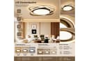 OYLCDI LED Deckenlampe Dimmbar Schwarz/Weiß Modern Bild 4