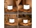 OYLCDI LED Nachttischlampe Dimmbar mit Touch-Sensor Weiß Bild 1