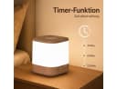 OYLCDI LED Nachttischlampe Dimmbar mit Touch-Sensor Weiß Bild 4