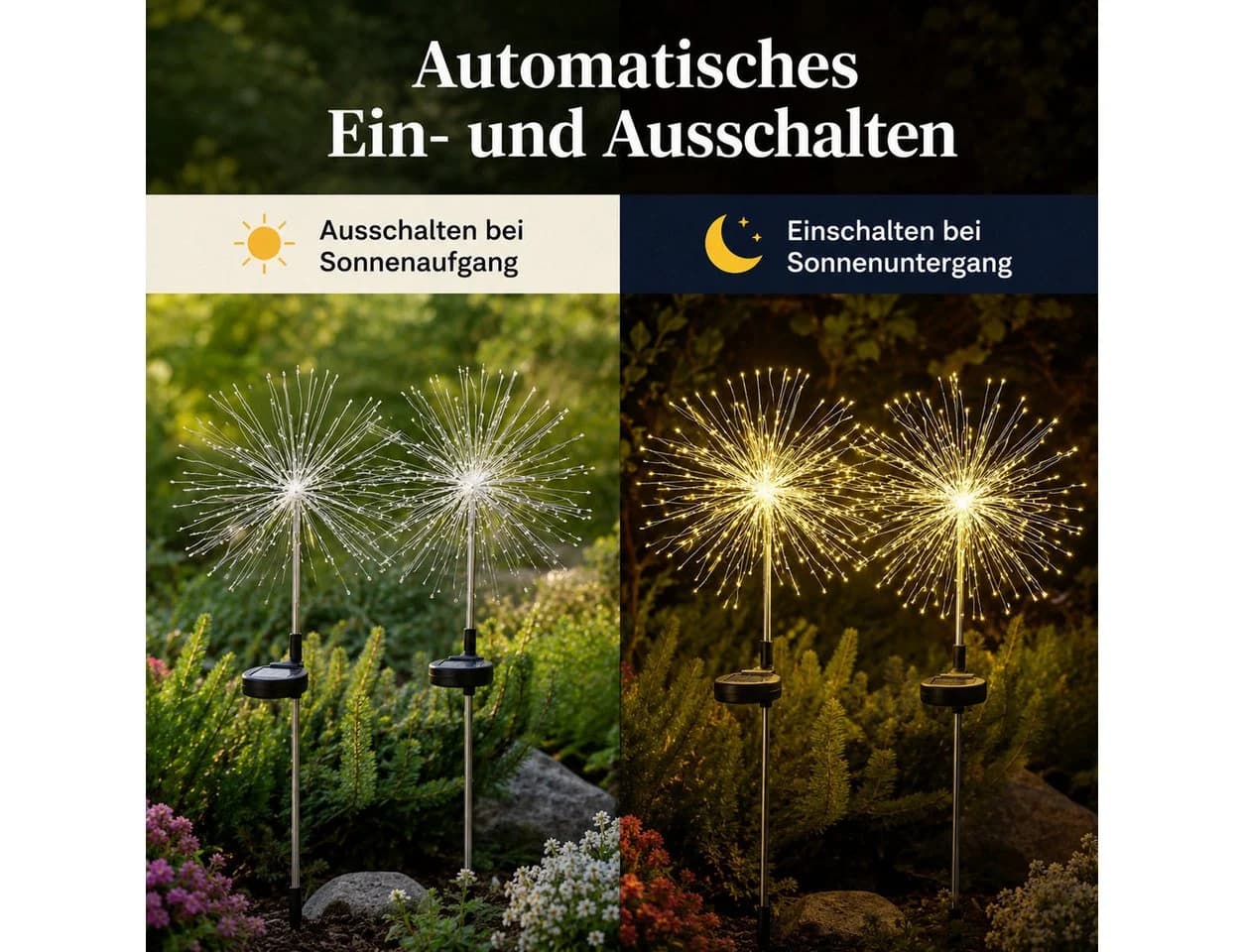 pedete Solarleuchte 120 LED Garten mit 8 Modi - Bild 5