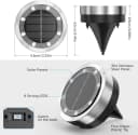 pedete Solar-Bodenstrahler 4er Set Warmweiß Edelstahl Bild 5