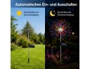 pedete LED Solarleuchte 80 LEDs Bunt 8 Modi Garten Bild 5