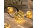 pedete LED Solarleuchte Outdoor Lichterkette 5 M 20 Lampen Warmweiß Bild 4