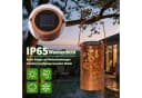 pedete LED Solarleuchte mit Sonnenblumen-Projektion, IP65 Wasserdicht Bild 5