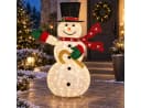 pedete LED Schneemann Dekofigur 100 Warmweiß Wetterfest Bild 2