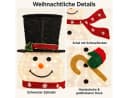 pedete LED Schneemann Dekofigur 100 Warmweiß Wetterfest Bild 5