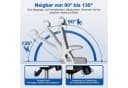 Adormii Ergonomischer Bürostuhl Grau mit verstellbarer Kopfstütze Bild 1