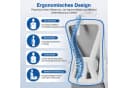 Adormii Ergonomischer Bürostuhl Grau mit verstellbarer Kopfstütze Bild 3