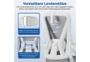 Adormii Ergonomischer Bürostuhl Grau mit verstellbarer Kopfstütze Bild 5